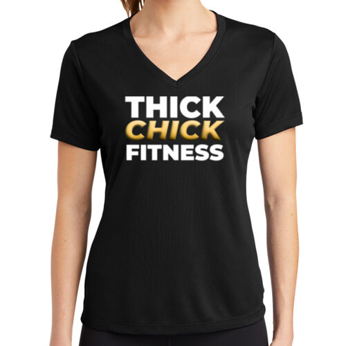 Women's PosiCharge® RacerMesh® V-Neck Tee Thumbnail