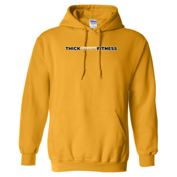 HOODED Sweatshirt Dark with LONG LOGO Thumbnail