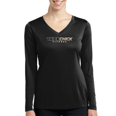 Women's Long Sleeve PosiCharge® Competitor™ -V NECK  2 Thumbnail
