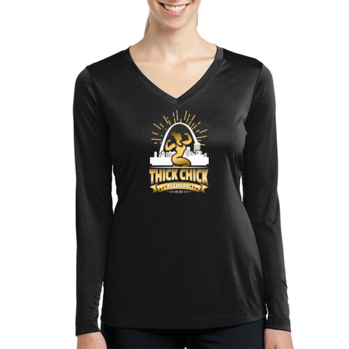 Women's Long Sleeve PosiCharge® Competitor™ -V NECK  2 2 Thumbnail