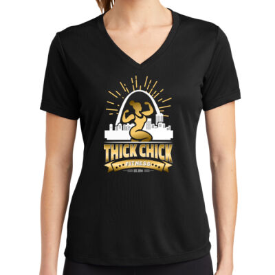 Women's PosiCharge® RacerMesh® V-Neck Tee 2 2 Thumbnail