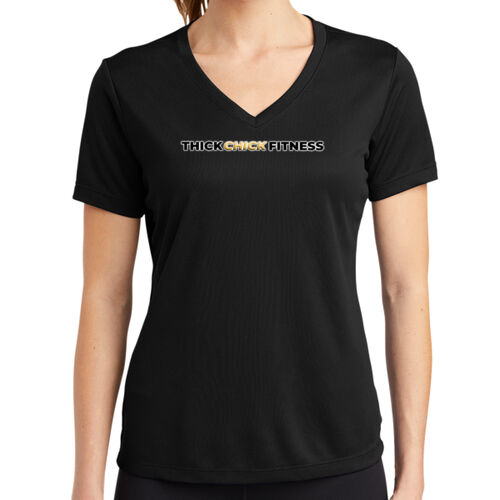 Women's PosiCharge® RacerMesh® V-Neck Tee 2 2 2 Thumbnail