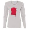 Heavy Cotton Women's "Budget" Long Sleeve T-Shirt Thumbnail