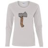 Heavy Cotton Women's "Budget" Long Sleeve T-Shirt Thumbnail